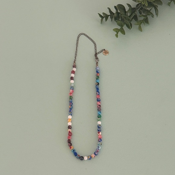 Plunder Multicolor Beaded Necklace - Picture 1 of 2